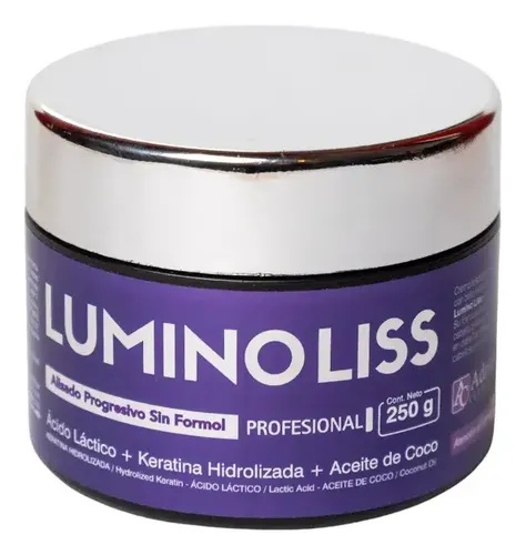 Alisado Sin Formol Lumino Liss X250 Gr Progresivo Original