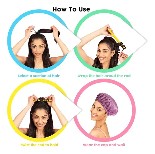 ^v^ L 50 Rulos De Espuma For El Cabello Qn