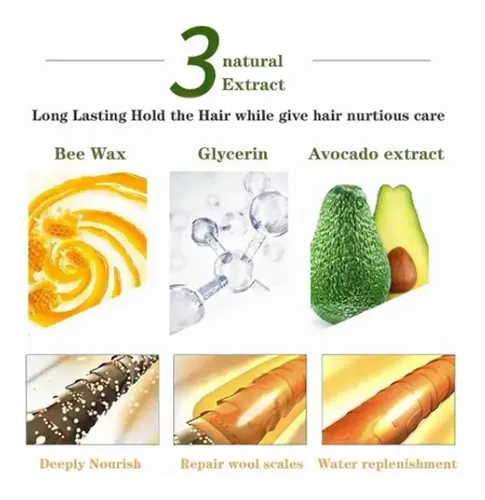 Wax Stick Ikt Aceite De Argán Para Baby Hair Fijador Cabello