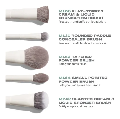 Morphe Portrait Mode 5 Piece Makeup Brush Set – Professional