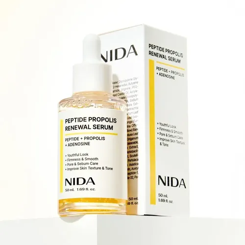 Nida Serum Facial Con Péptidos Y Propóleos 50 Ml Todo Tipo De Piel Día/noche