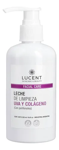 Leche Uva Y Colageno Limpiador Facial Desmaquillante Lucent