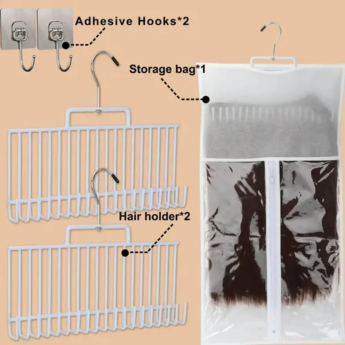 Estante Extensiones Cabello Soporte Para Extensiones De Pelo