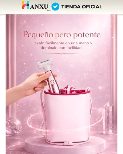 Depiladora 4 En 1 Usb Mujer Afeita Cuerpo, Rostro, Axilas