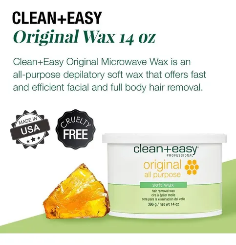 Cera Suave Multiusos Clean+easy 14 Oz Original