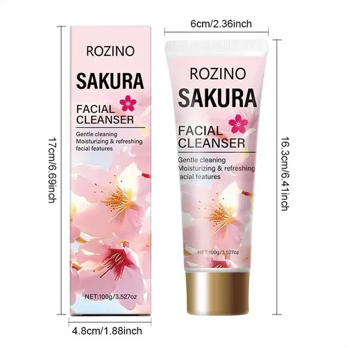 Set De Cuidado De La Piel Con Flor De Cerezo Rozino, Hidrata