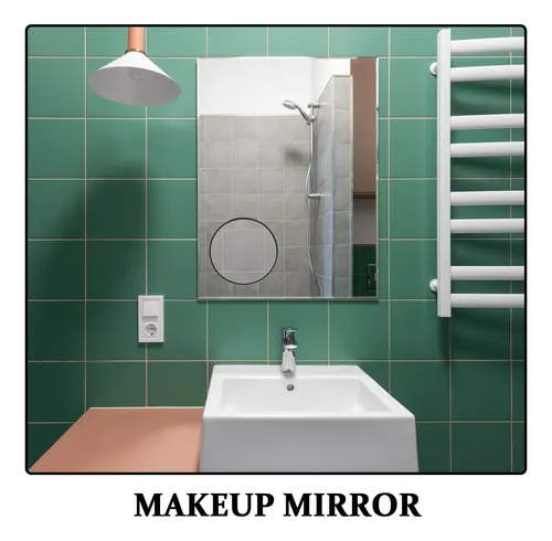 Espejo De Aumento 5x Con Ventosa Para Maquillaje, 5 Piezas