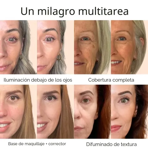 Fièra-corrector Y Base Todo En 1. Acabado Glow- Tono Beige