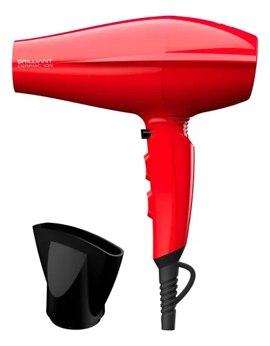 Brilliant Secador De Pelo Gama Ceramic Ion Rojo 220v 12c