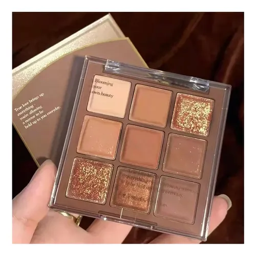 Paleta De Sombras Go Ho 9 Colores Nude Set 4