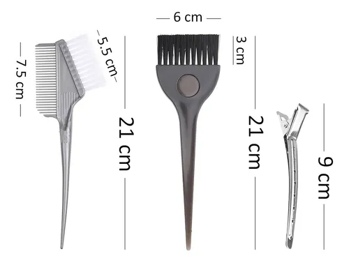 Set De 9 Piezas For Teñir Y Peinar El Cabello –