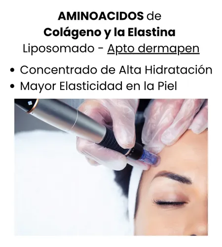 Serum Facial Colágeno Y Elastina 50ml, Antiage Reafirmante**