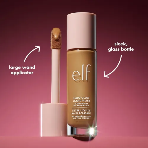 Iluminador E.l.f. Halo Glow Liquid Filter 5.5 Medium/tan