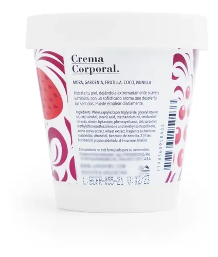 Crema para cuerpo Lure by Mariana Saric Body Care Body Cream – Lure en pote 200mL frutos rojos