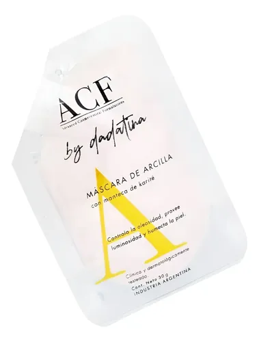 Acf Mascara Facial Arcilla By Dadatina Todo Tipo De Piel Cs