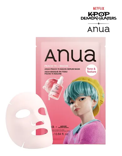Mascarilla Facial Colágeno Anua Extracto Durazno Serum 25ml