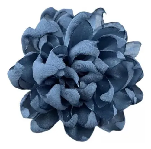 4 Broche De Flores Con Pinza Para El Pelo Para Azul Oscuro