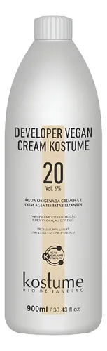 Agua Oxig 20v Kostume Vegano 900ml Desarrollador Sin Toner