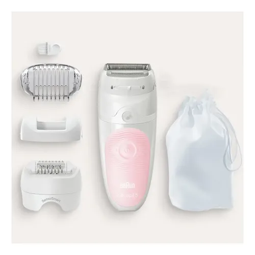 Braun Silk-épil 5-620 Wet & Dry Depiladora Cabezal Rasurado Color Blanco