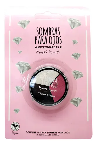 Paleta Sombras Brillantes Thelma & Louise Trio Ojos Compacta Blister