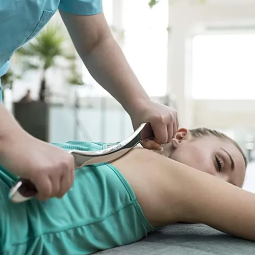 Set 4 Herramientas Gua Sha Acero Facial Masaje Y Drenaje