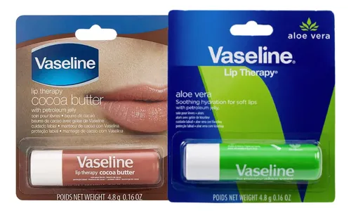 Protector Labial Vaseline Lip Therapy Cacao Y Aloe Vera 4.8g