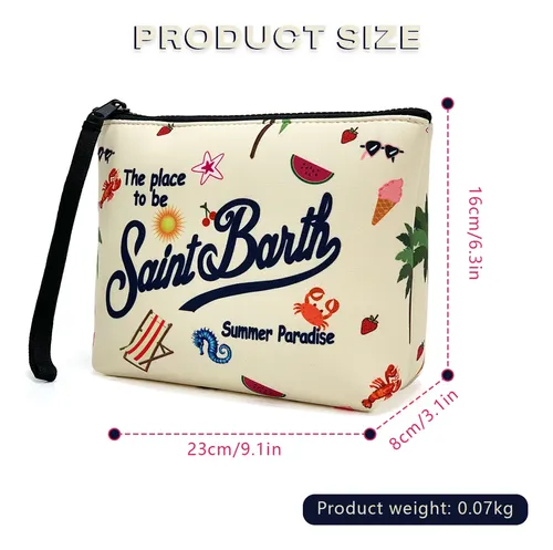 Bolsos De Maquillaje Impresos De Moda Estilo De Vacaciones Hz201pcs Vacation/holiday Print