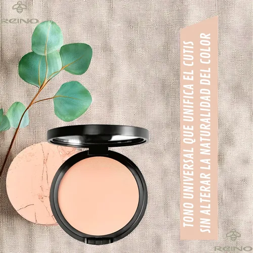 Polvo Compacto Natural Acabado Mate Reino Cero Oleosidad