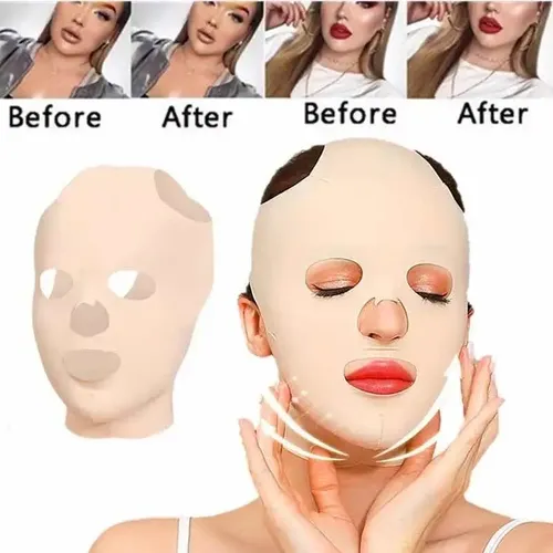 Vendaje Adelgazante Facial Transpirable Máscara Reductora