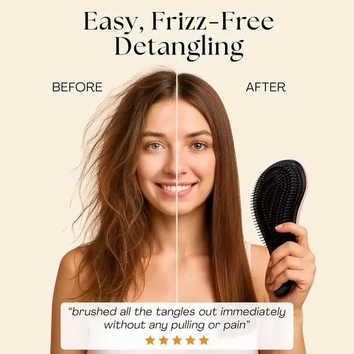 Cepillo Desenredante Para Extensiones De Cabello Multicolore