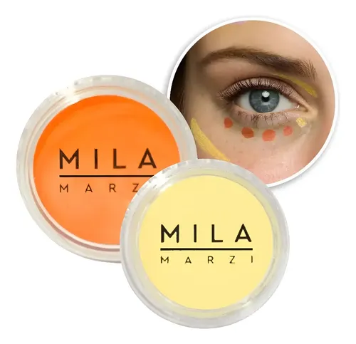 Corrector De Ojeras Tonalizador Correctivo Mila Marzi X2
