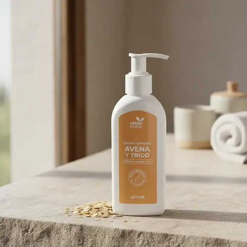 Crema Corporal Avena Y Trigo Apto Vegano 200ml Piel Sensible