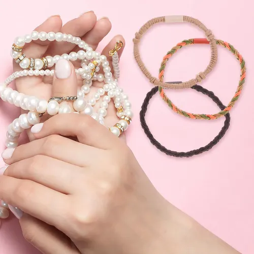 20 Ganchos Para Cabello, Bandas, Coleteros, Trenzas