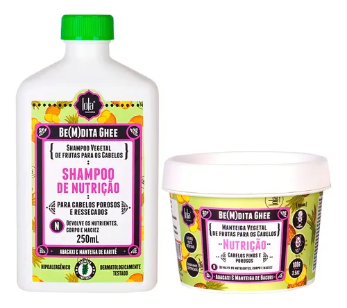 Lola Bemdita Ghee Shampoo 250ml + Mascara Nutrición 100gr