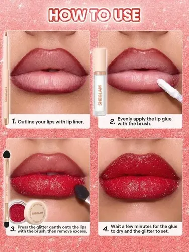 Sheglam Lip Dazzler Glitter Kit