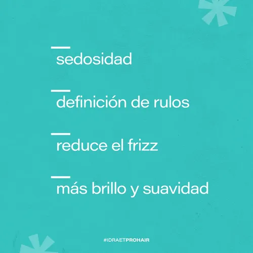 Kit Rulos Shampoo Acondicionador Mascara Antifrizz Idraet