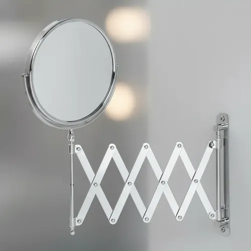 Espejo Aumento 8x Baño De Pared Fuelle Tijera Topbuy Tienda