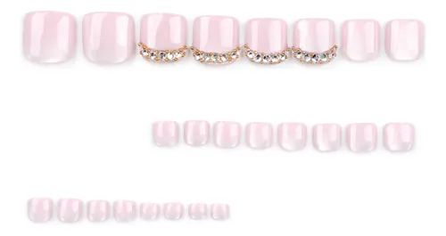 Xw. Aflorish- Pegatinas For Dedos De Los Pies Con Diamantes