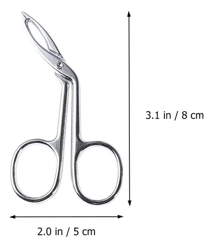 Pinzas Profesionales Para Cejas, Punta Oblicua, 2 Unidades