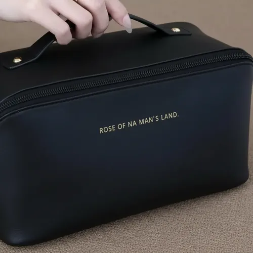 Organizador De Maquillaje De Viaje Para Mujer, Neceser Negro