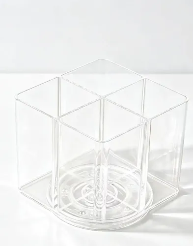 Organizador De Maquillaje Giratorio Cuadradro