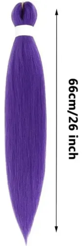 4 Piezas Cabello De Trenzas Moradas, Cosplay For Niñas Y