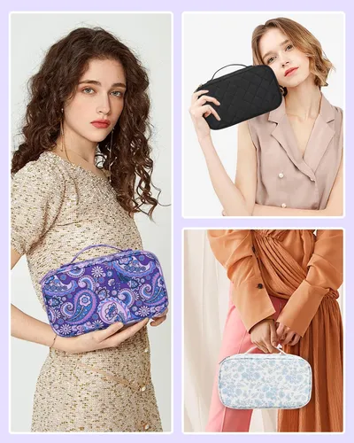 Relavel Bolsa De Maquillaje De Viaje, Pequeña Bolsa De Cosmé