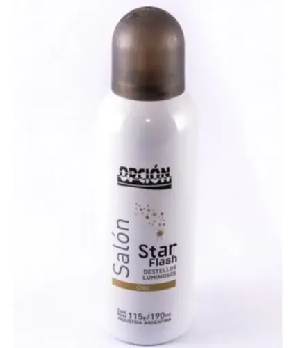 Purpurina Brilo Glitter Aerosol Cabello Star Flash Opcion X6