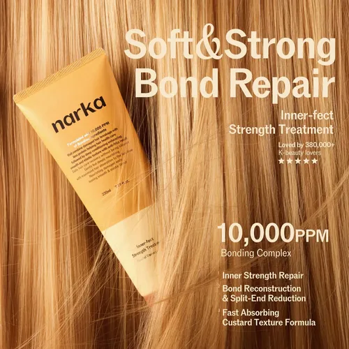 Mascarilla Capilar Narka 230ml Reparación De Enlaces Vegana