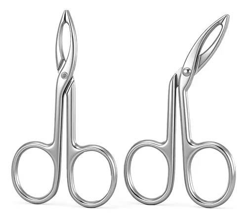 Pinzas Para Cejas Acero Inoxidable Precisión 2 Unidades