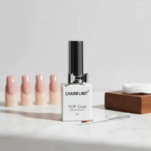 Esmalte Top Coat Semipermanente Charm Limit 10ml Uv/led