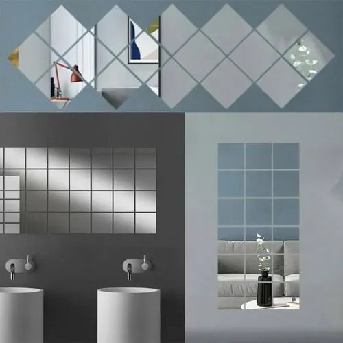 Adornos De Acrílico Para Pared, Pegatinas Espejo