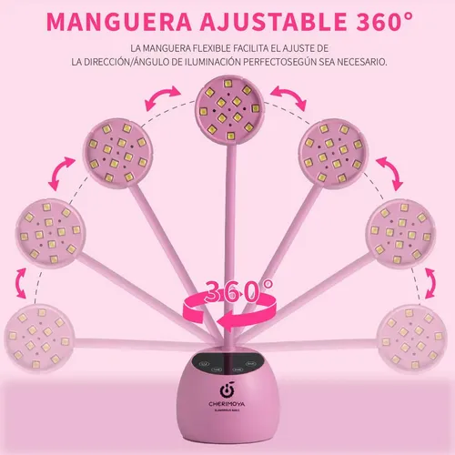 Lámpara Secador Uv Led De Uñas Manicure Profesioinal 27w