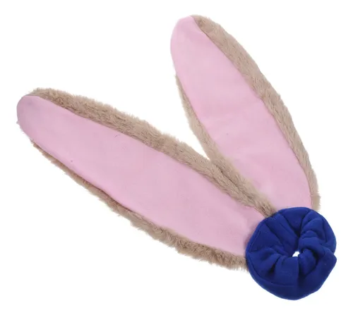 Diademas De Conejo Para Pascua, Diadema Con Orejas De Conejo Pink (inner) With Beige Trim And Blue Base